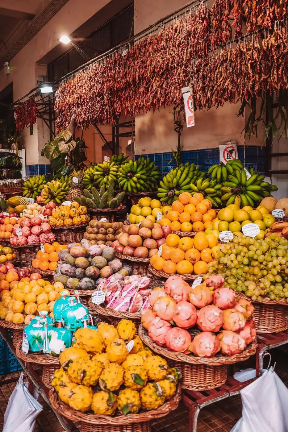 Obststand auf einem Markt